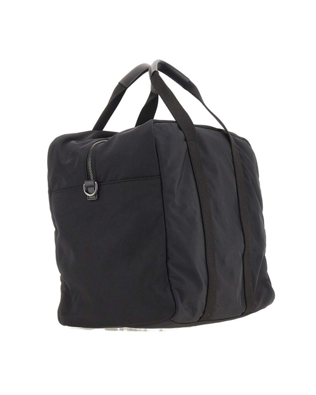 Gianni Chiarini Black Oslo Duffle Bag for men