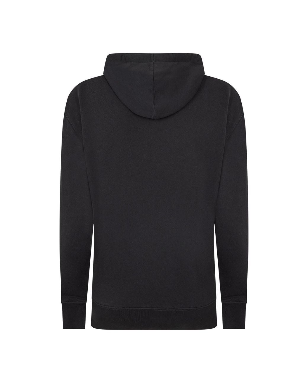 Maison Kitsuné Black Chillax Fox Patch Hoodie for men