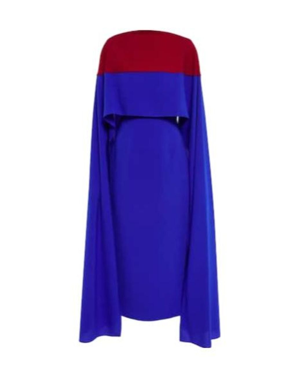 Roksanda Blue Elina Cape Midi Dress