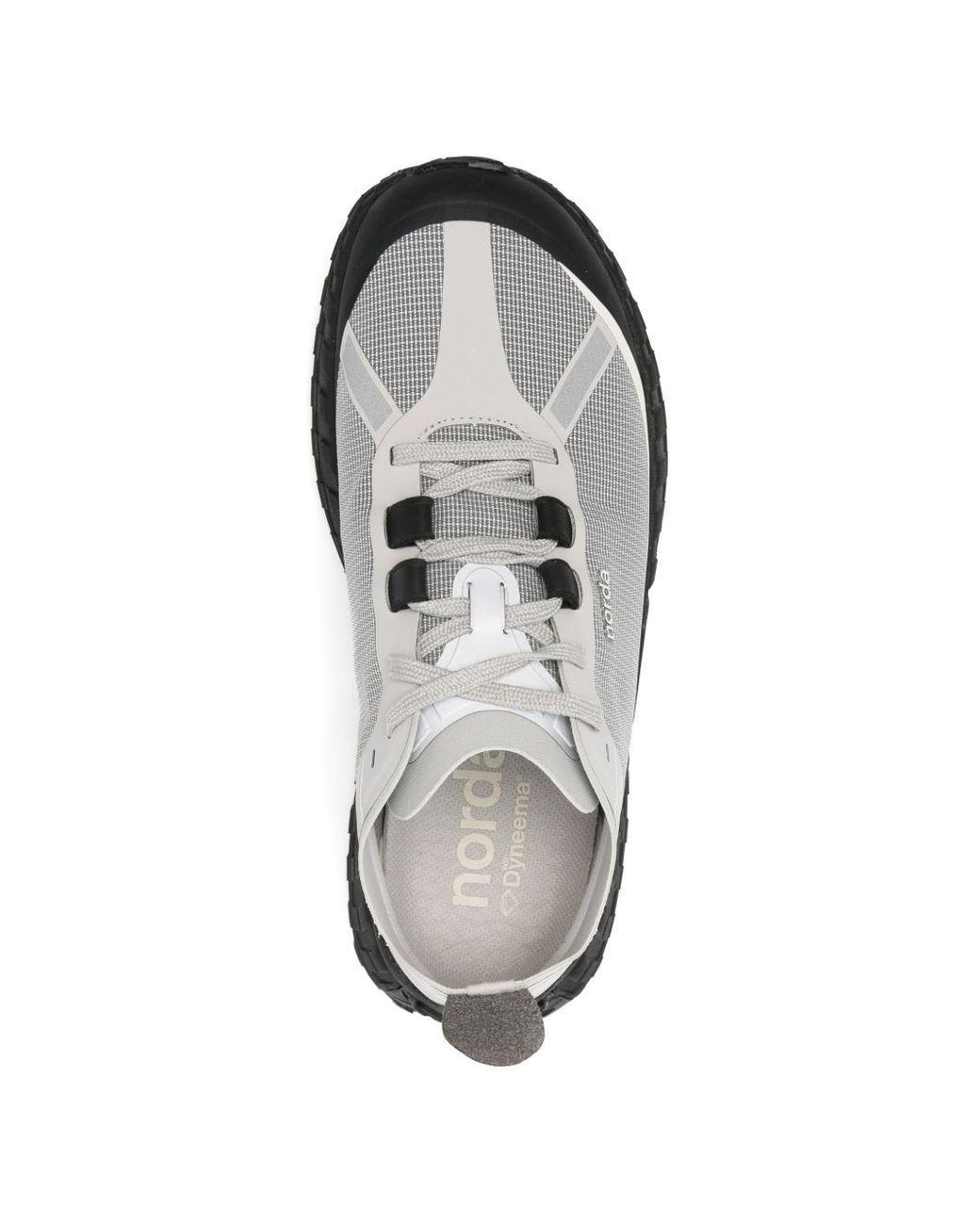 Norda White Round Toe Logo Sneakers