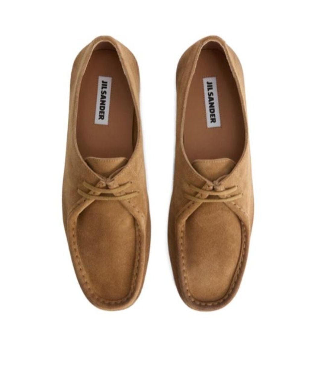 Jil Sander Brown Hood Lace-Up Shoes for men