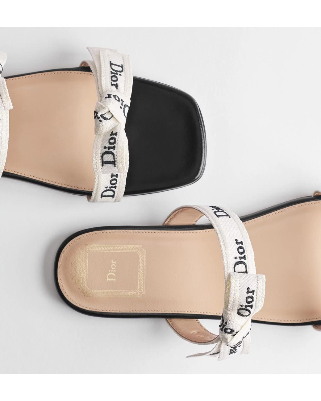 Dior White J'A Sandal With Straps