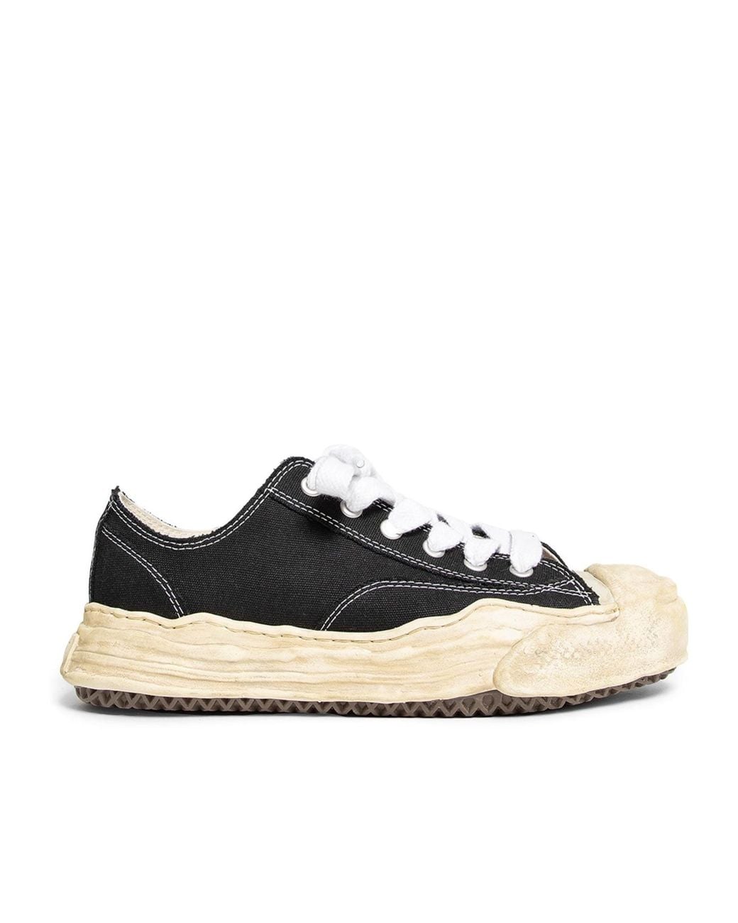Maison Mihara Yasuhiro Black Hank Low-Top Sneakers for men