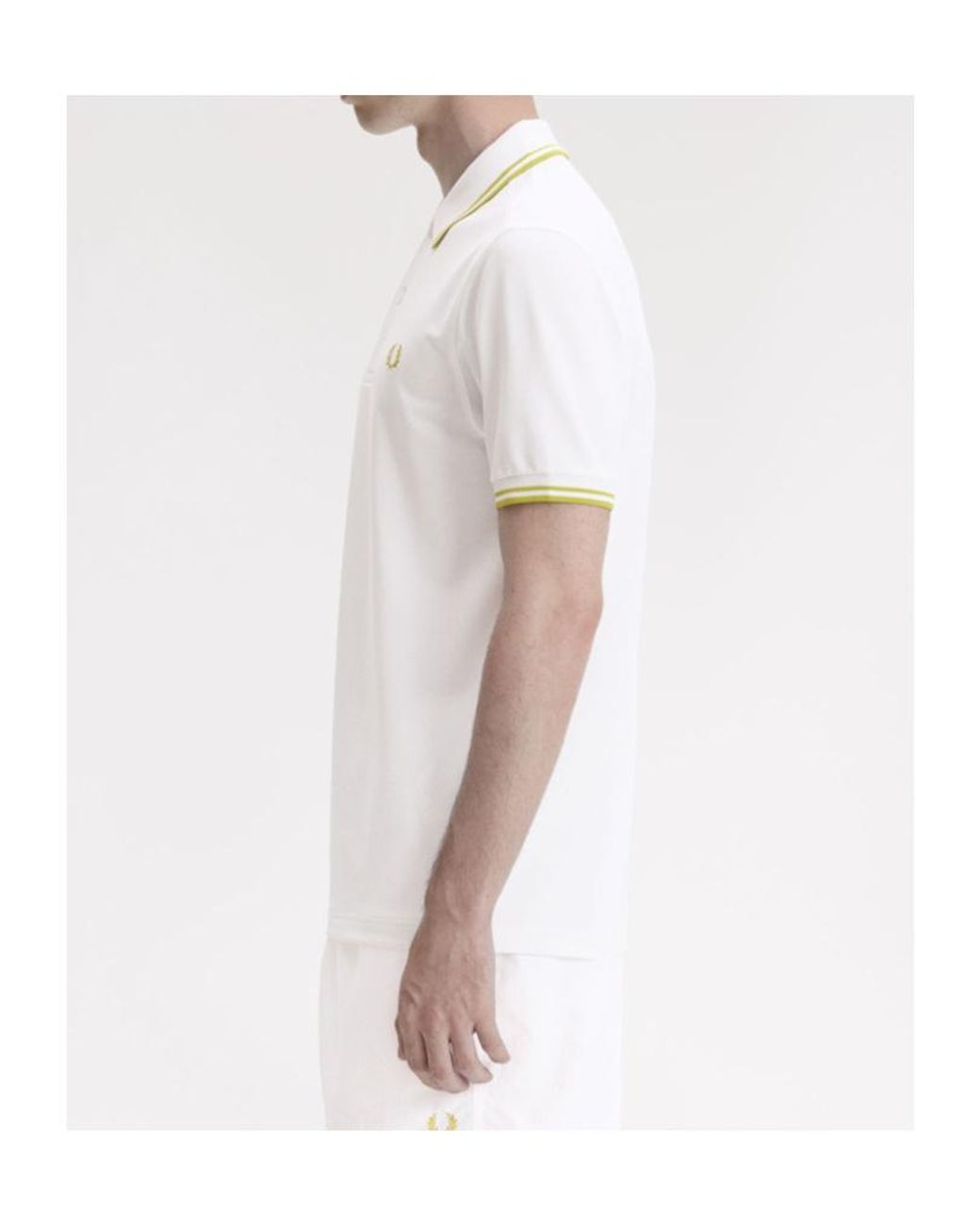 Fred Perry White Tennis Shirt for men