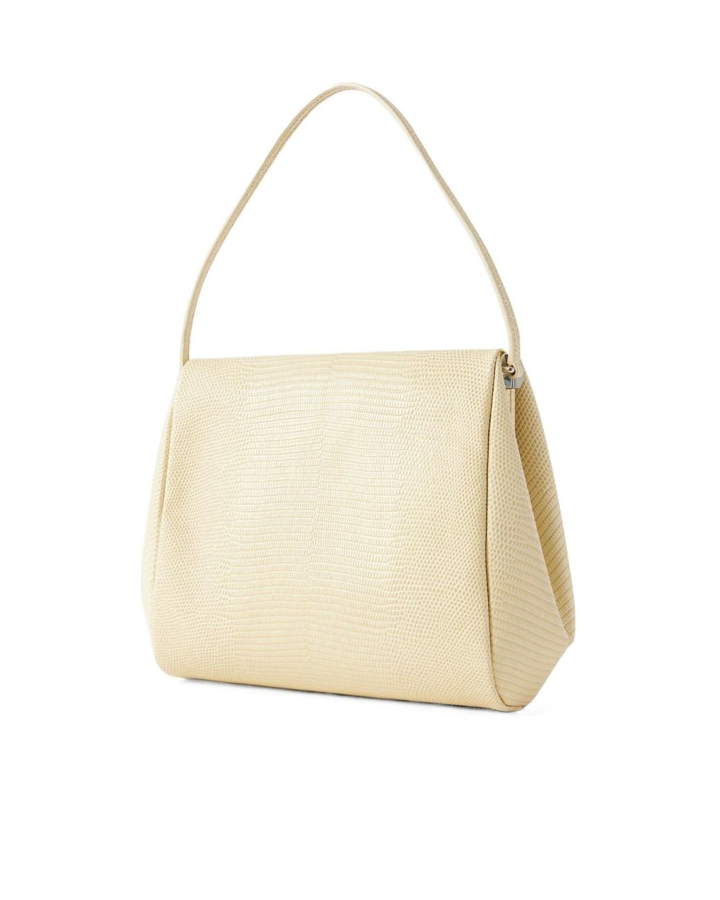 Calvin Klein Natural Tina Snake-Effect Leather Clutch Bag