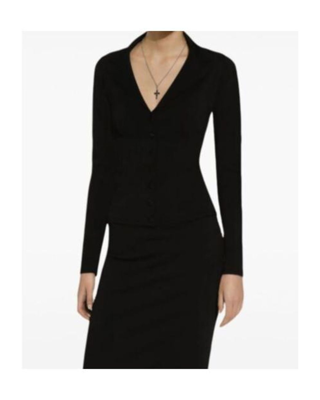 Dolce & Gabbana Black Logo Plaque Single-Breasted Blazer