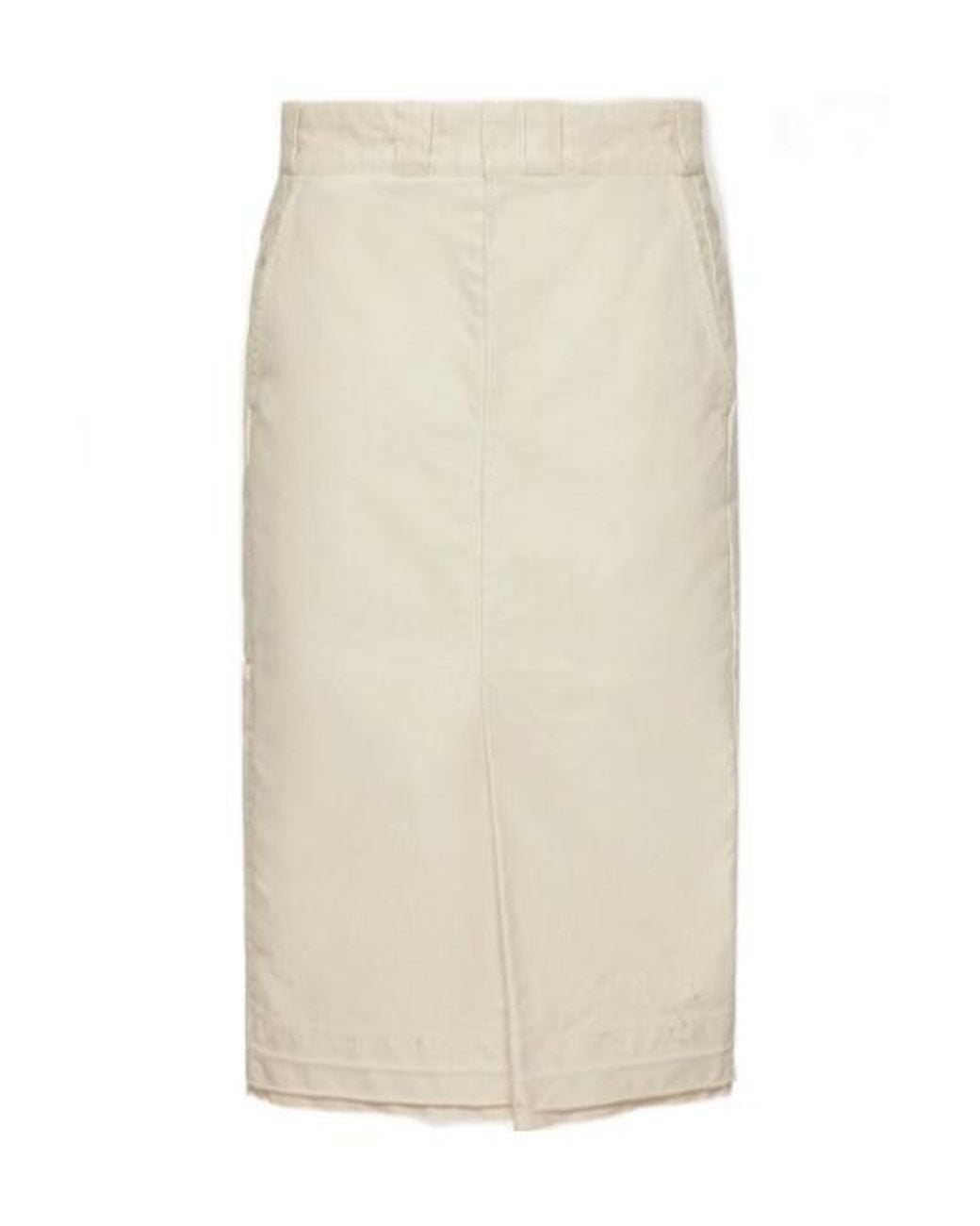 Maison Margiela Natural Chino Midi Skirt
