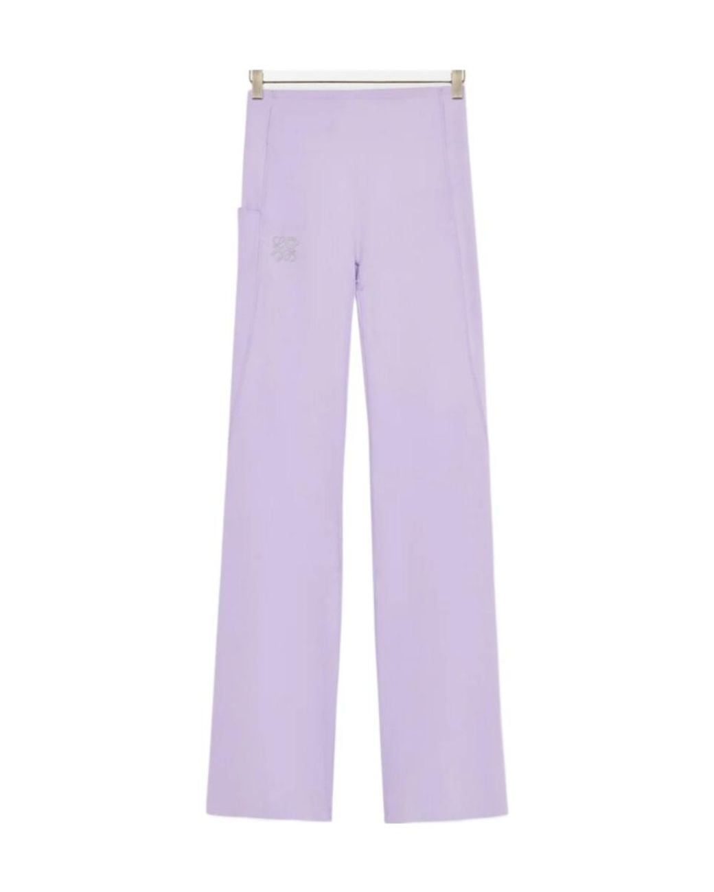 Loewe Purple Soft Bootleg Pants