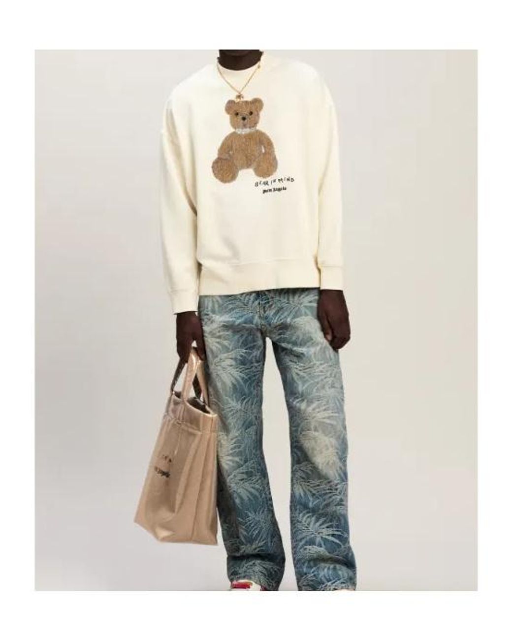 Palm Angels White Bear for men