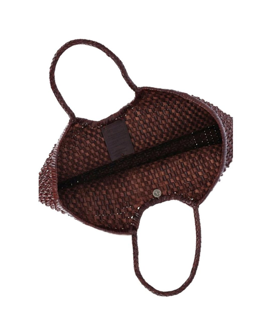 Dragon Diffusion Red Double-Handle Handbag