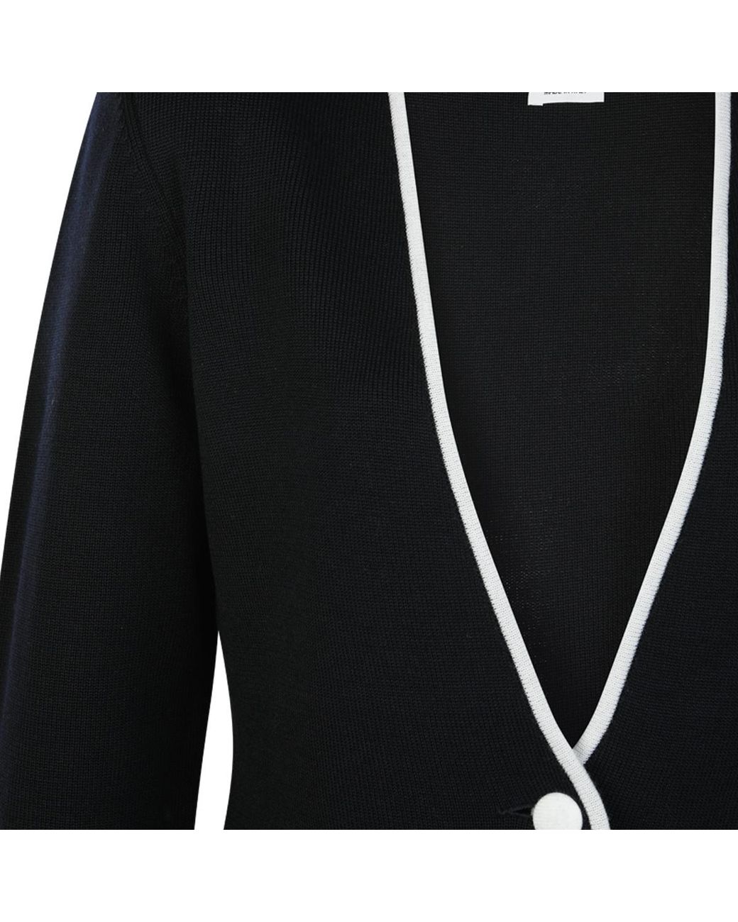 Thom Browne Black V-Neck Buttoned Cardigan