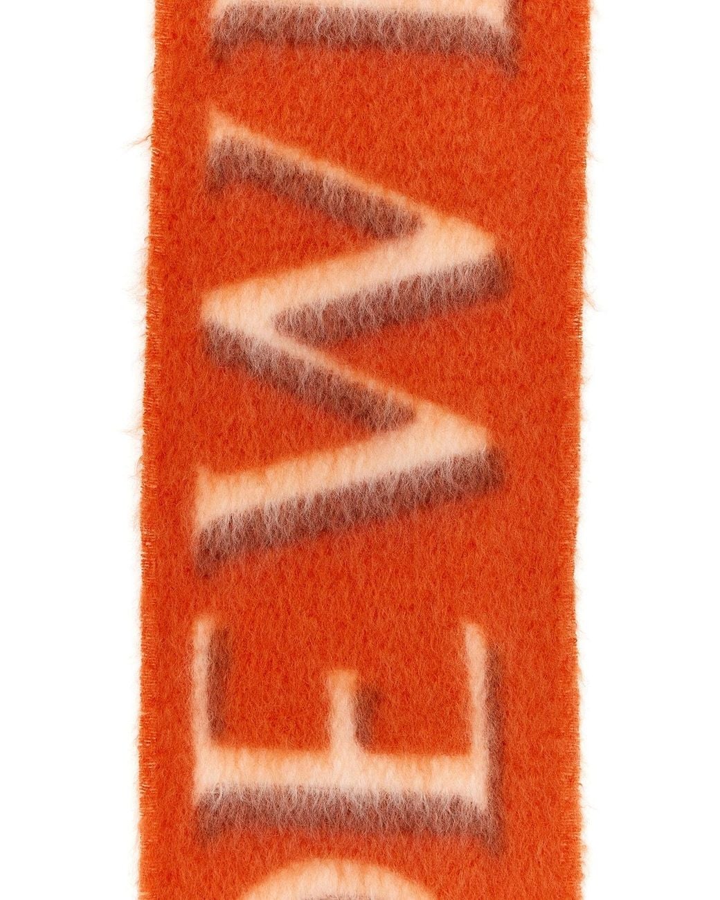Loewe Orange Logo Scarf for men