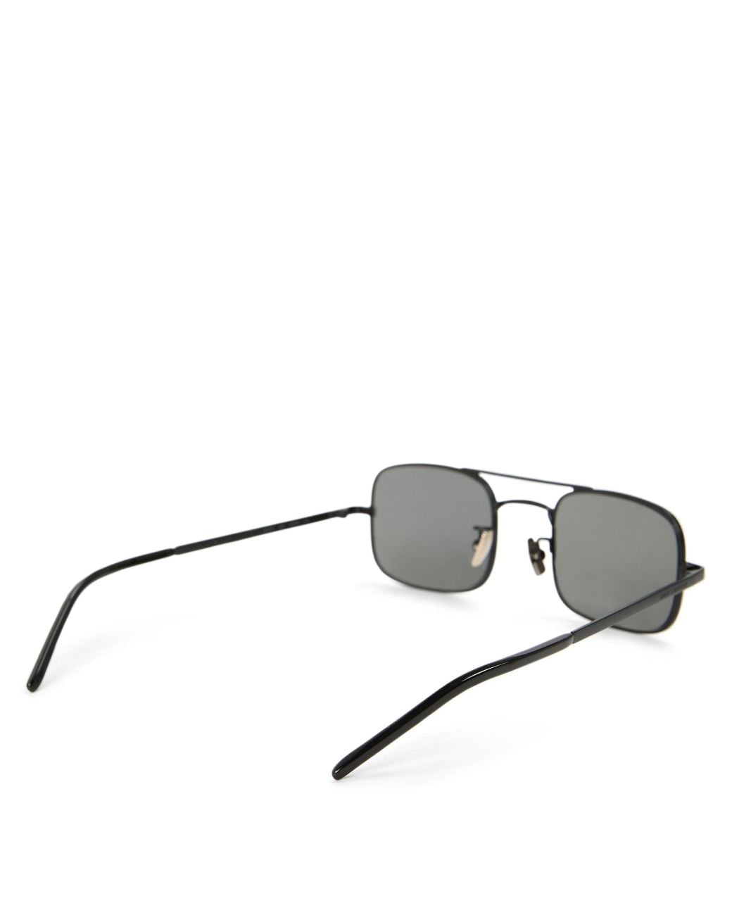 Saint Laurent Metallic Metal Double-Frame Rectangular Sunglasses for men