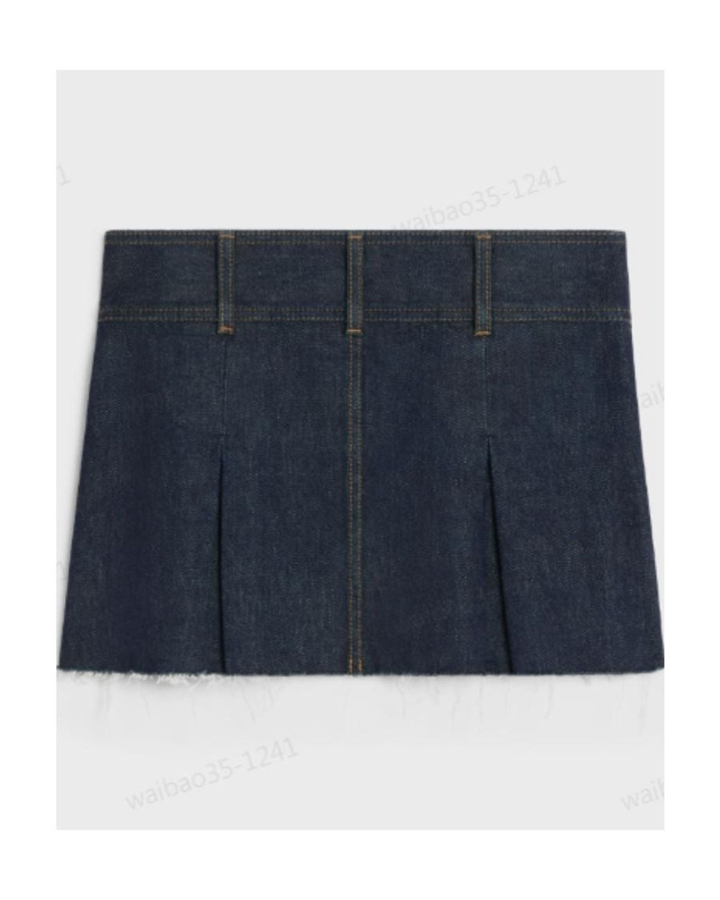 Céline Blue Mini Skirt
