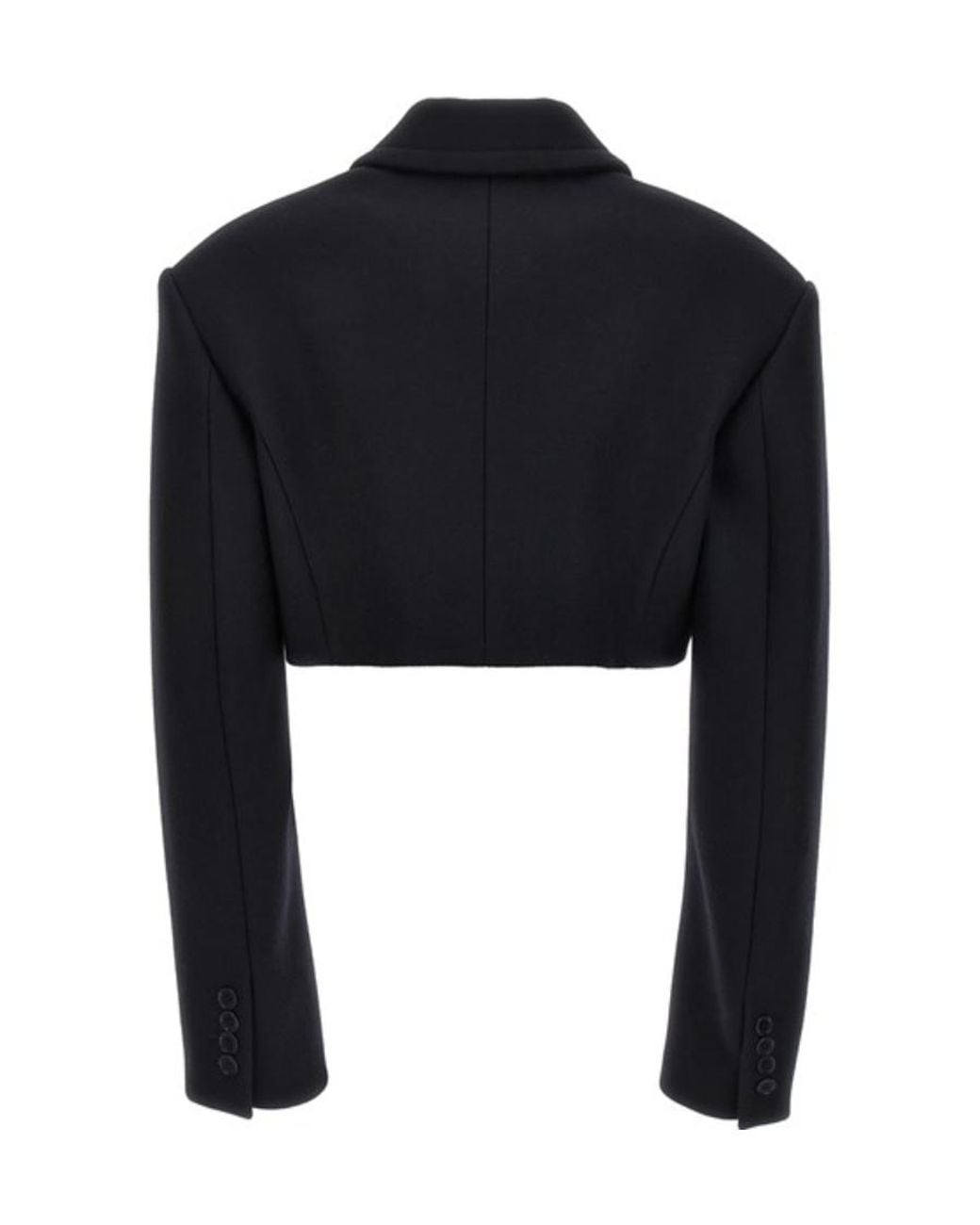 Stella McCartney Blue Long-Sleeved Cropped Jacket