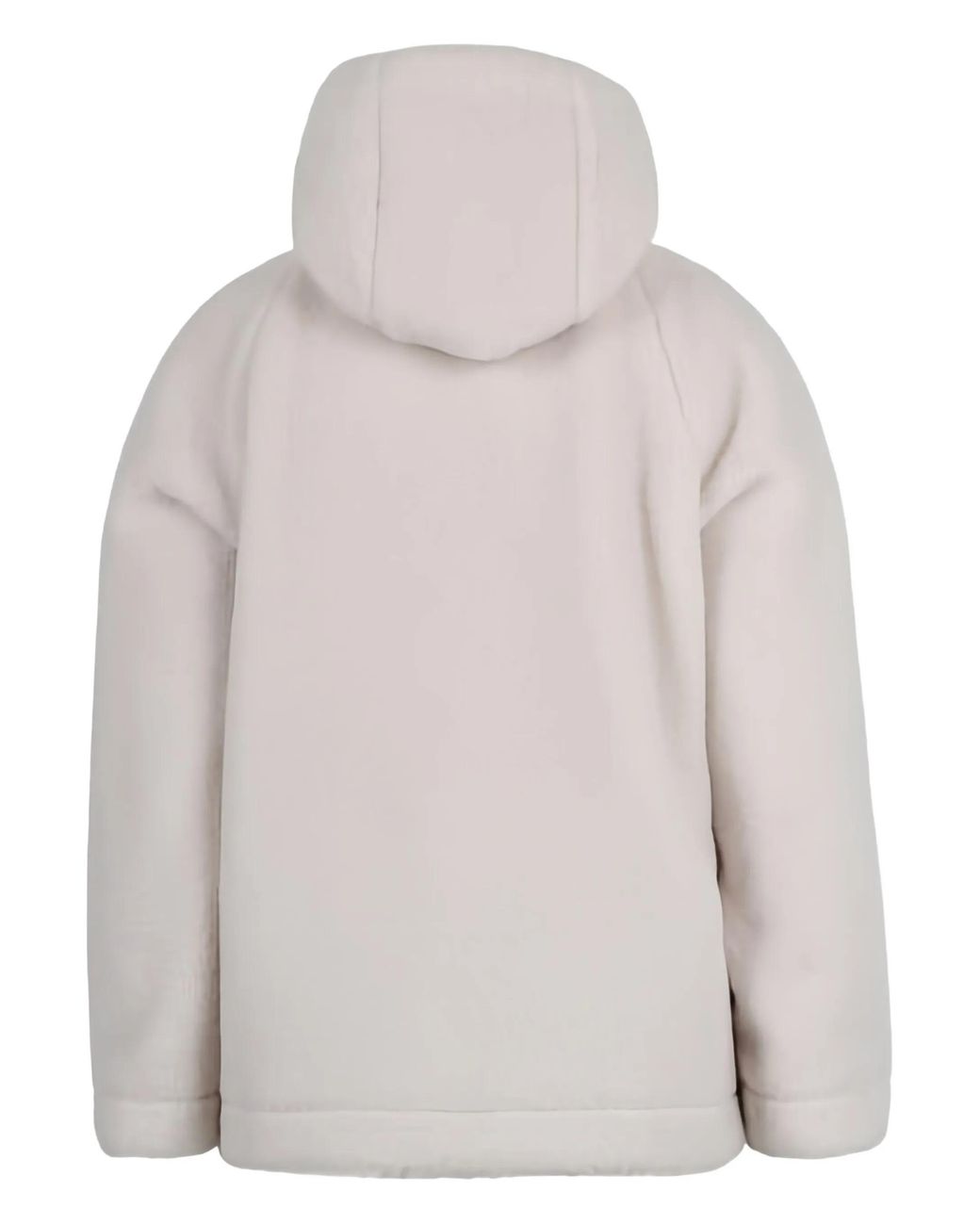 Moncler Natural Grenoble Zip-Up Drawstring Jacket