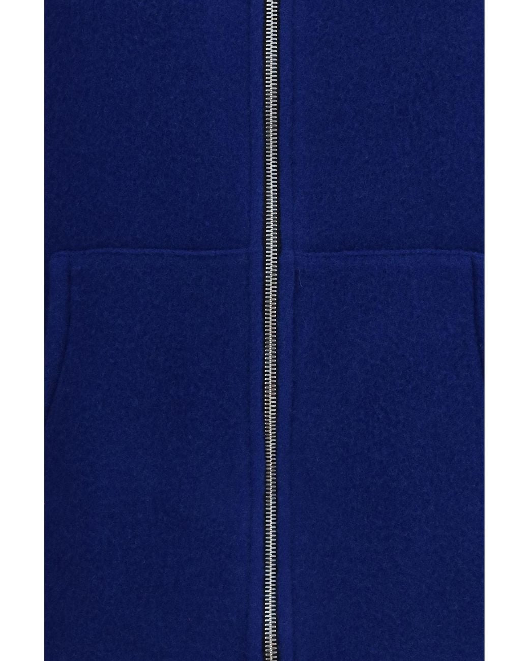Rier Blue Zip-Up Stand Collar Vest