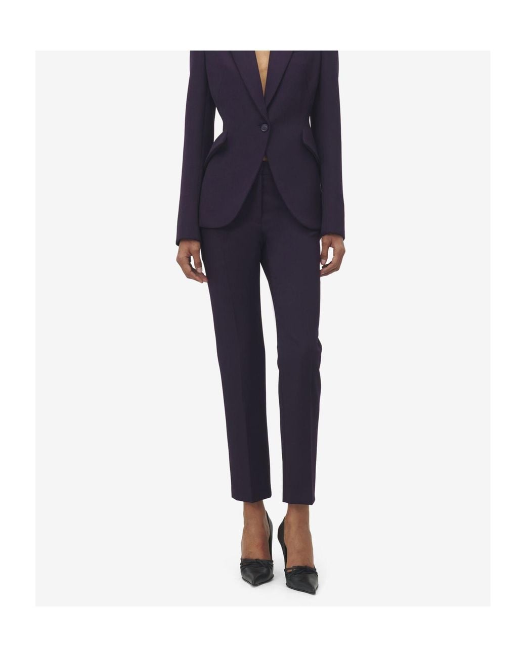 McQueen Blue Tailored Trousers