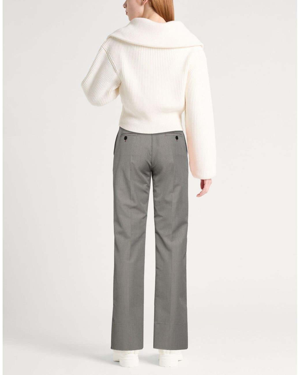 Marni Gray Houndstooth Suit Pants