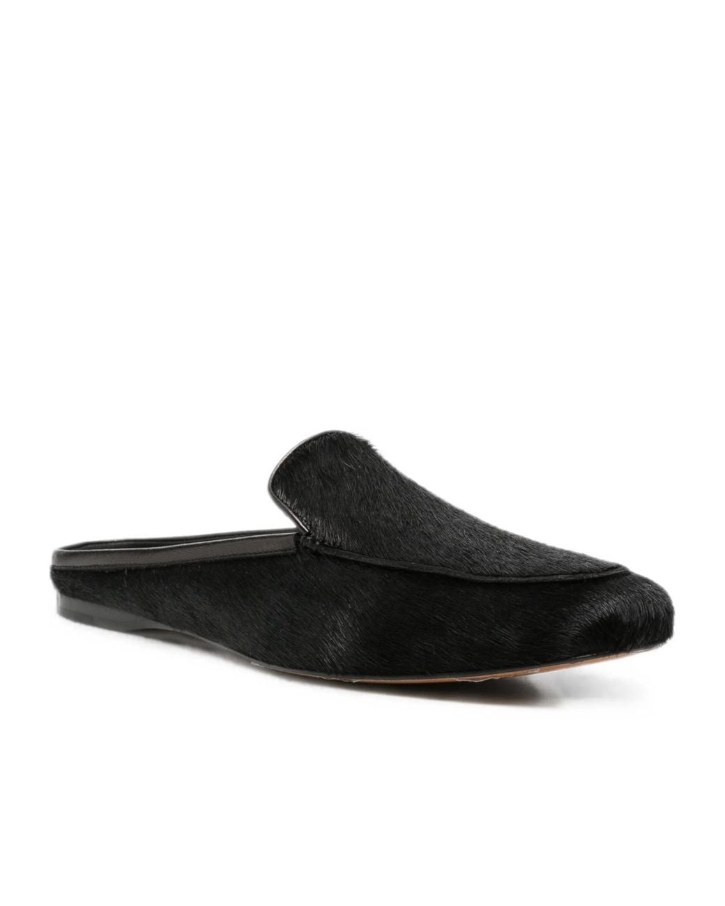 Forte_forte Black Flat Mules