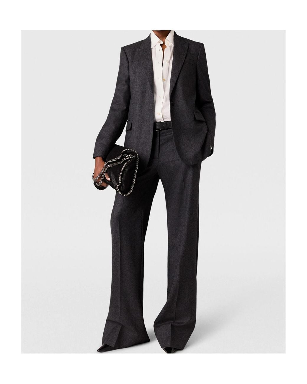 Stella McCartney Black Single-Breasted Tailored Blazer