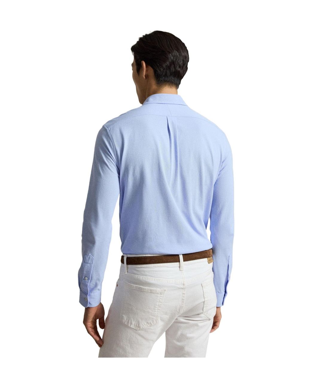 Polo Ralph Lauren Blue Slimfit Longsleeve Shirt for men