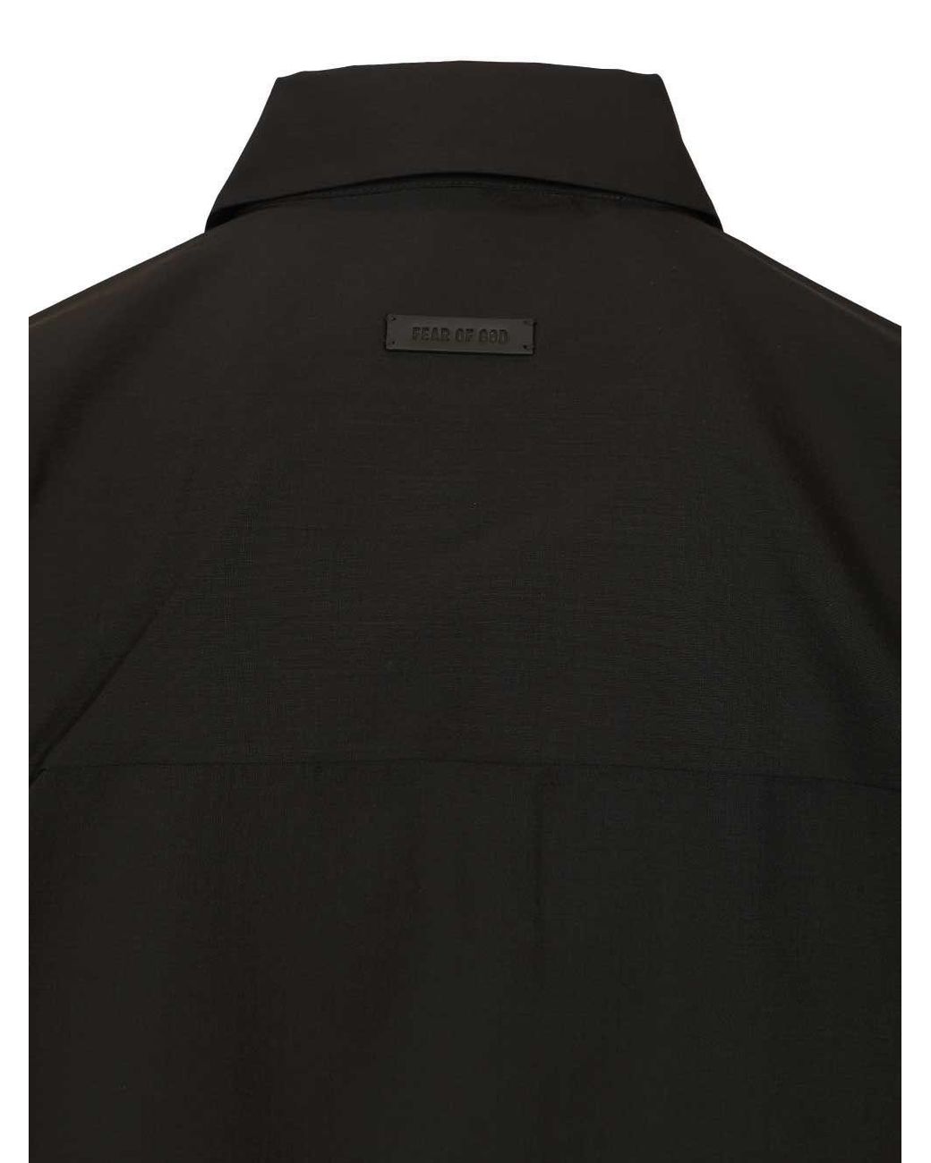 Fear Of God Black Classic Long Sleeve Shirt for men