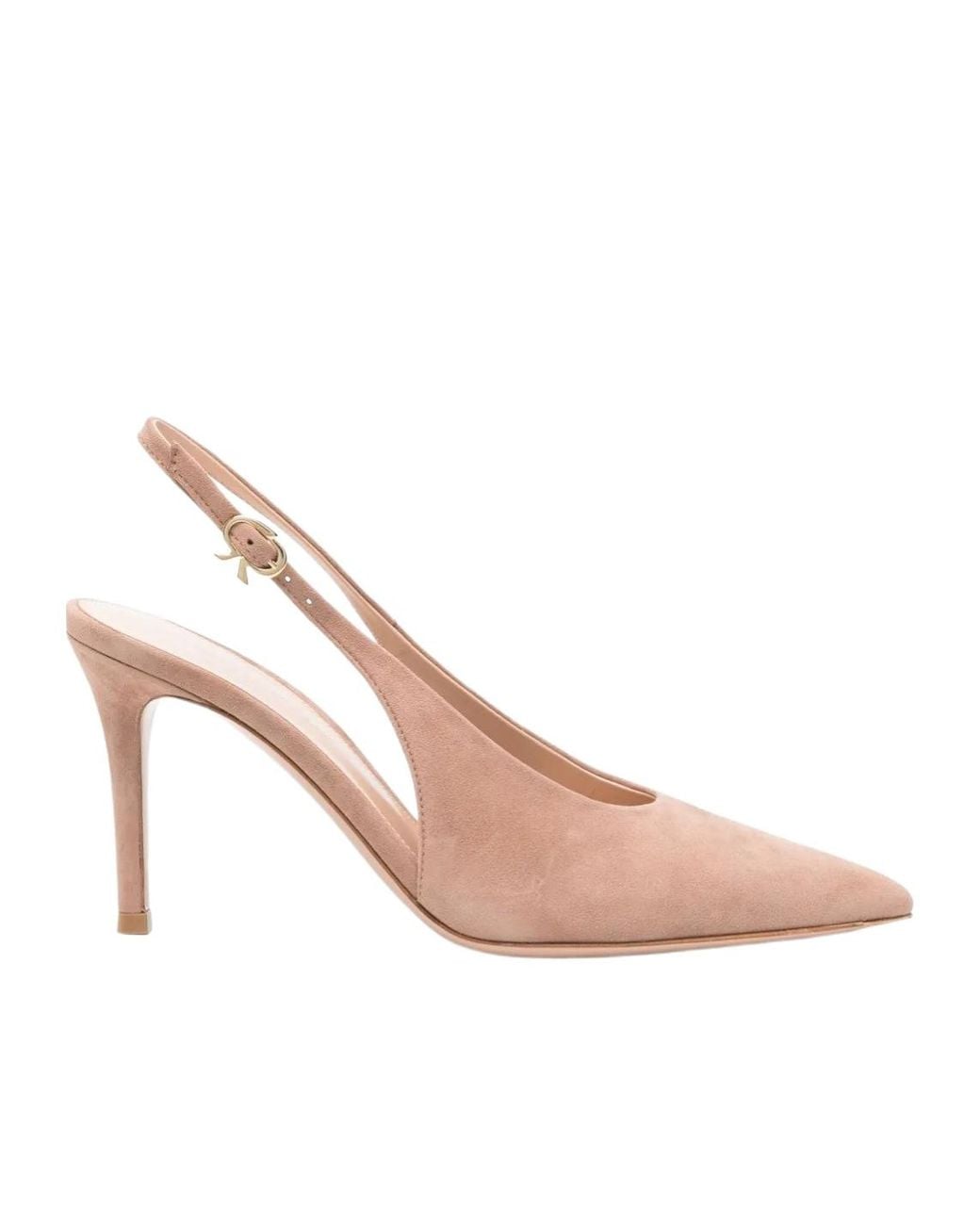 Gianvito Rossi Pink 80Mm Robbie Pumps