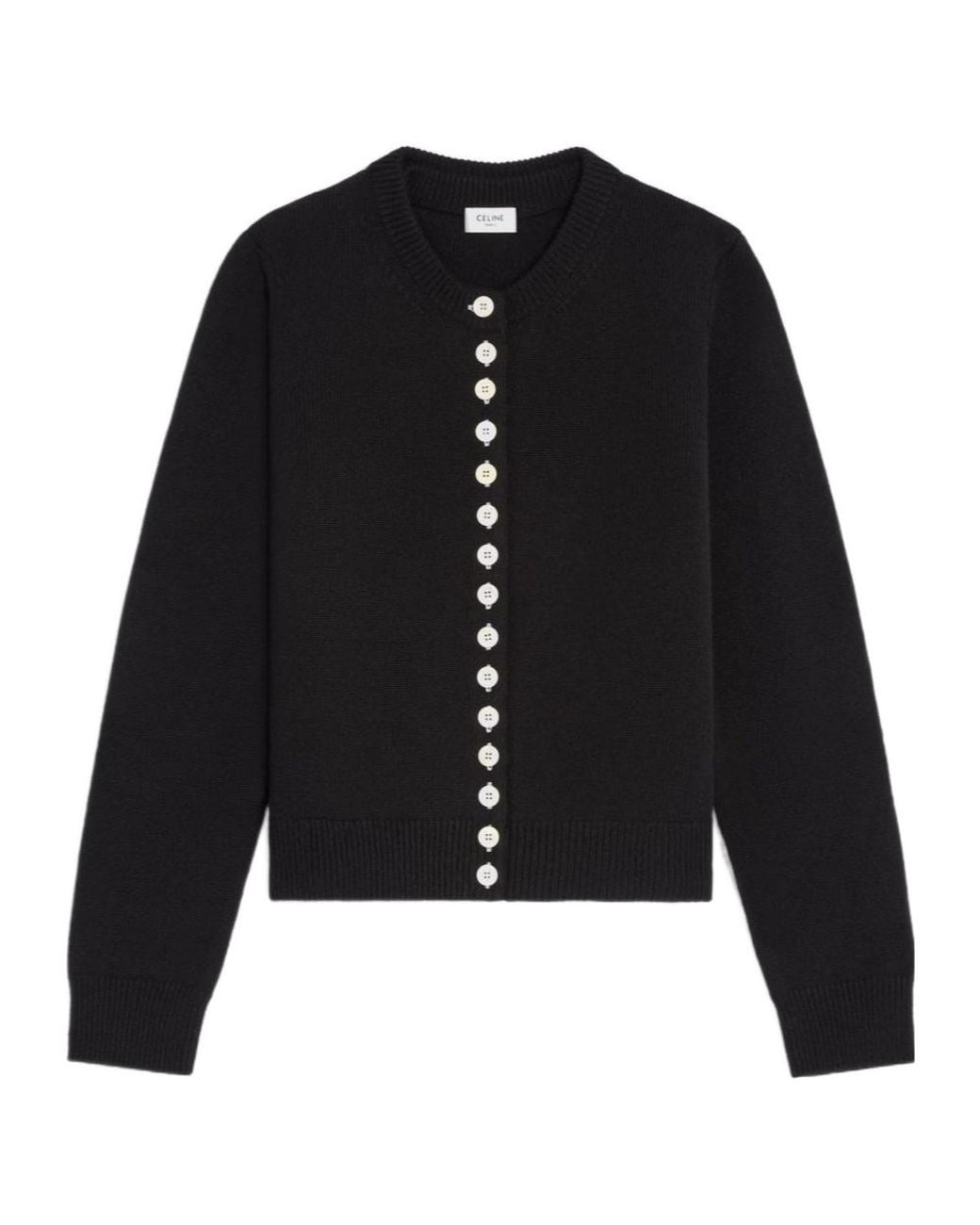 Céline Black Twinset Cardigan
