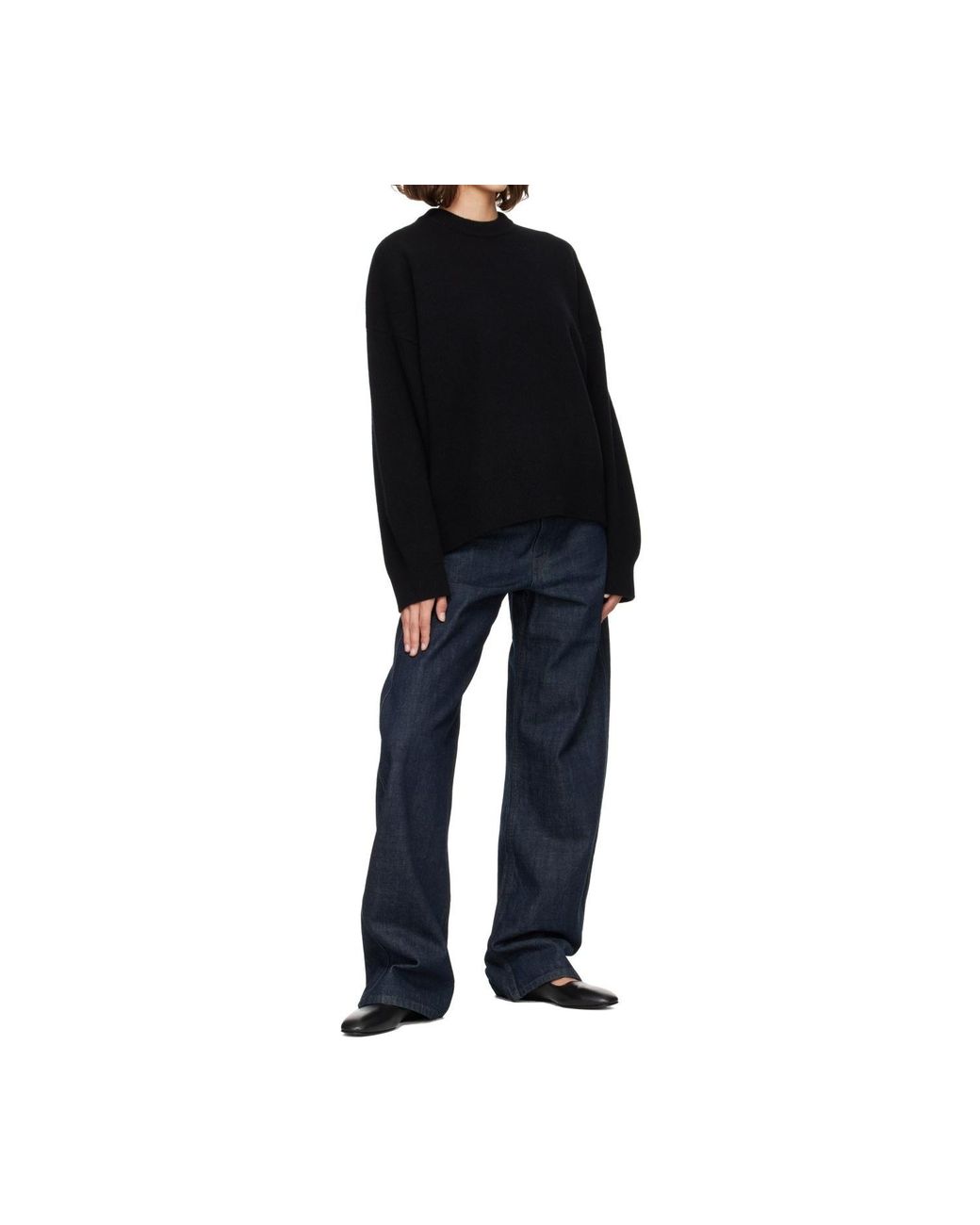 Rohe Black Long-Sleeved Sweater