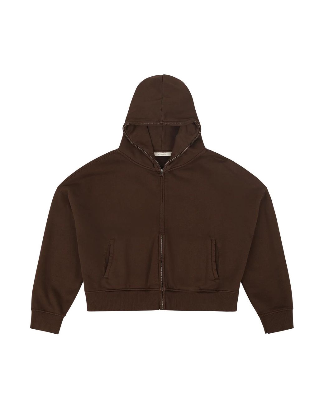Entire studios Brown Zip-Fastening Hoodie