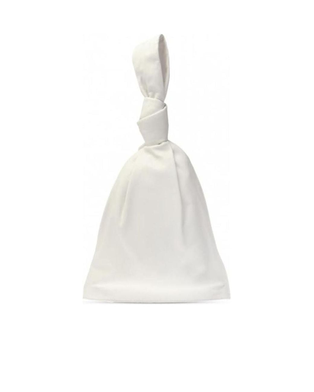 Bottega Veneta White Bv Twist Clutch