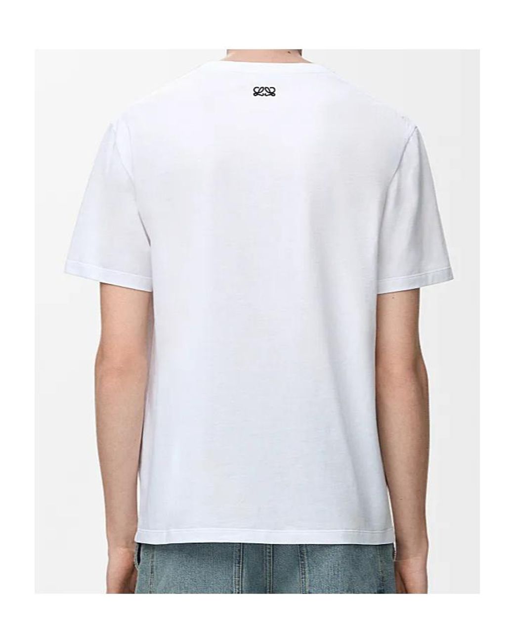 Loewe White Relaxed Fit T-Shirt for men