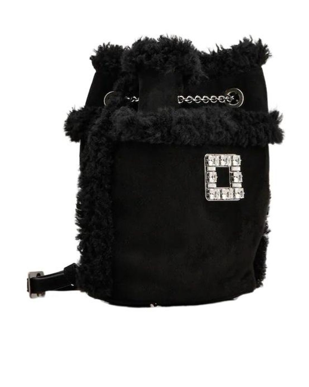 Roger Vivier Black Tres Vivier Backpack