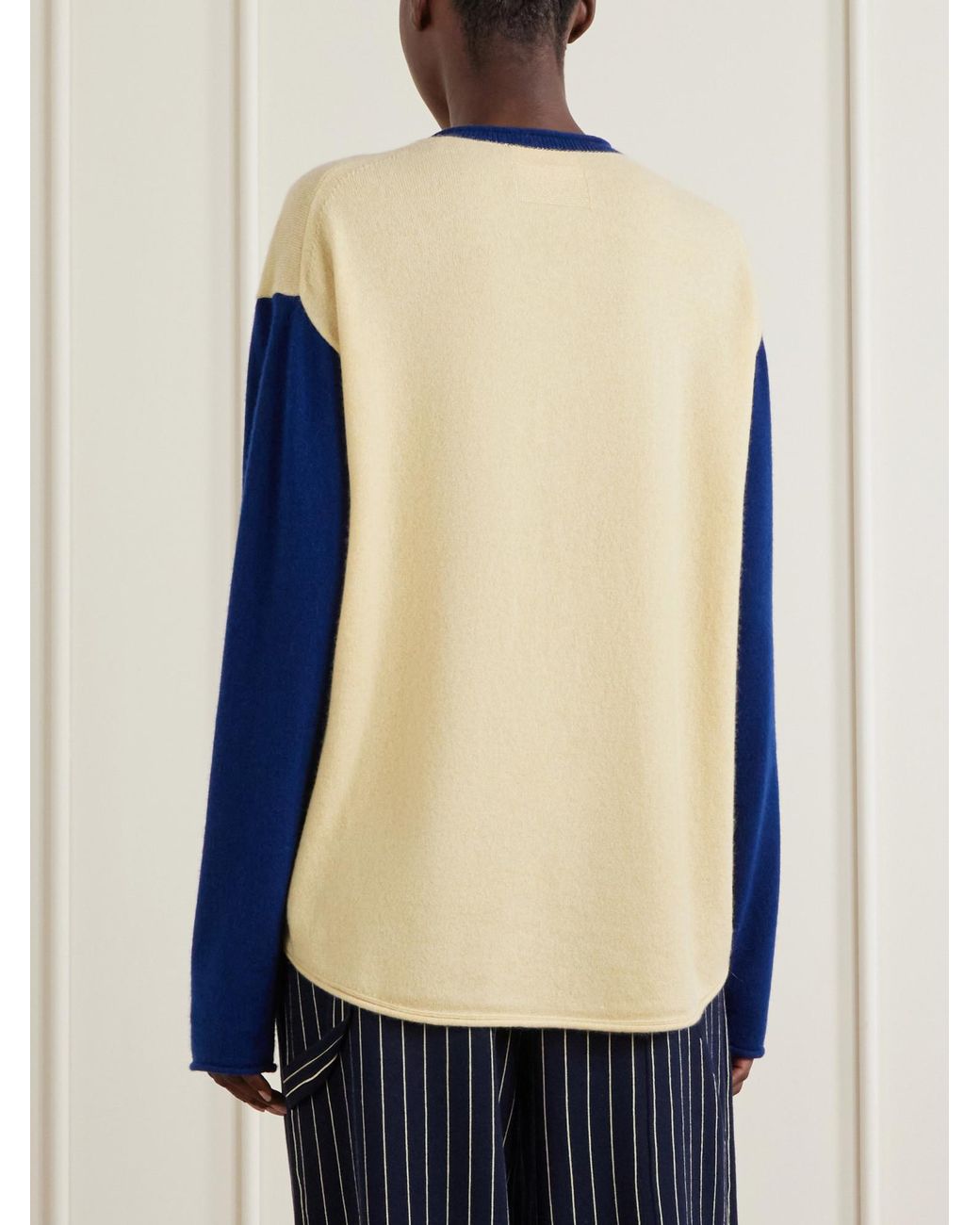 Guest In Residence Blue Loose Baseball Jacket
