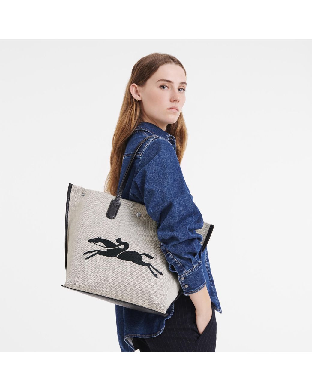Longchamp Natural Essential Large Tote Bag