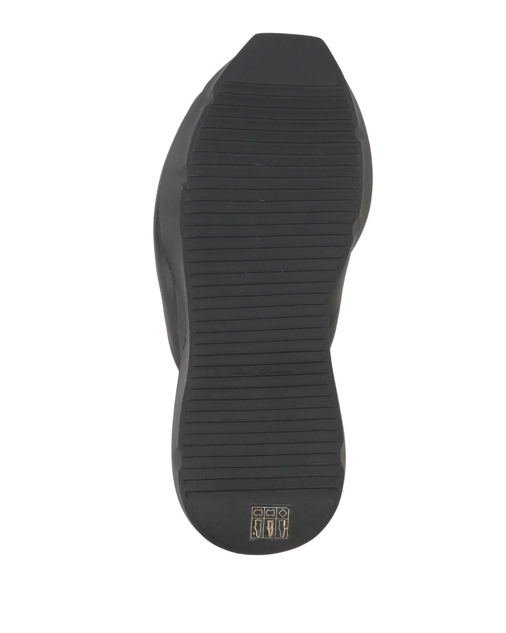 Rick Owens Black Square Toe Sandals