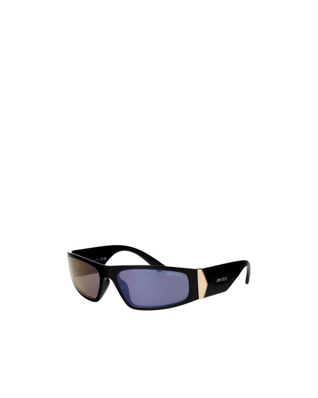 Jimmy Choo Blue Eyewear Oval Frame Sunglasses