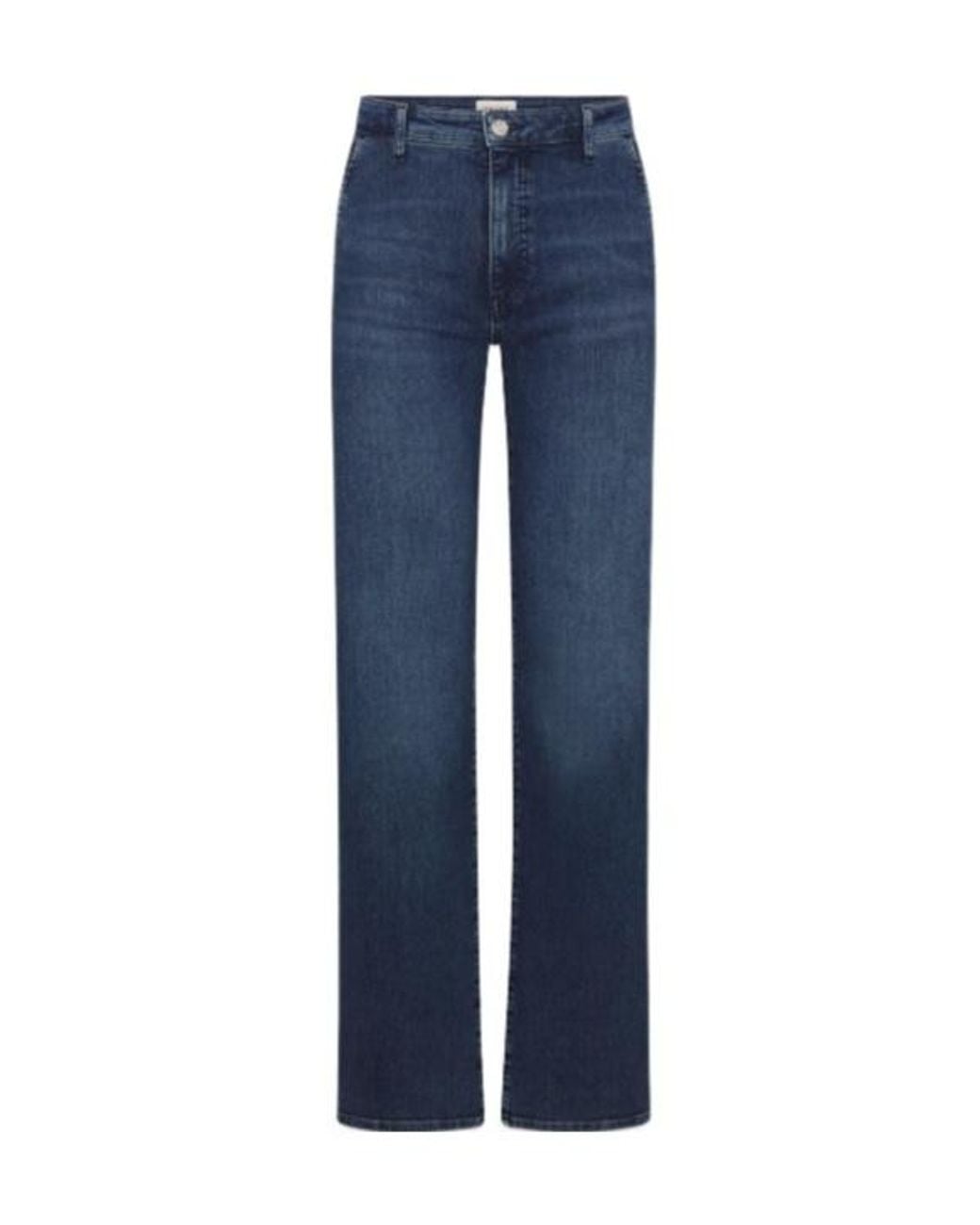 FRAME Blue Button-Fastening Jeans