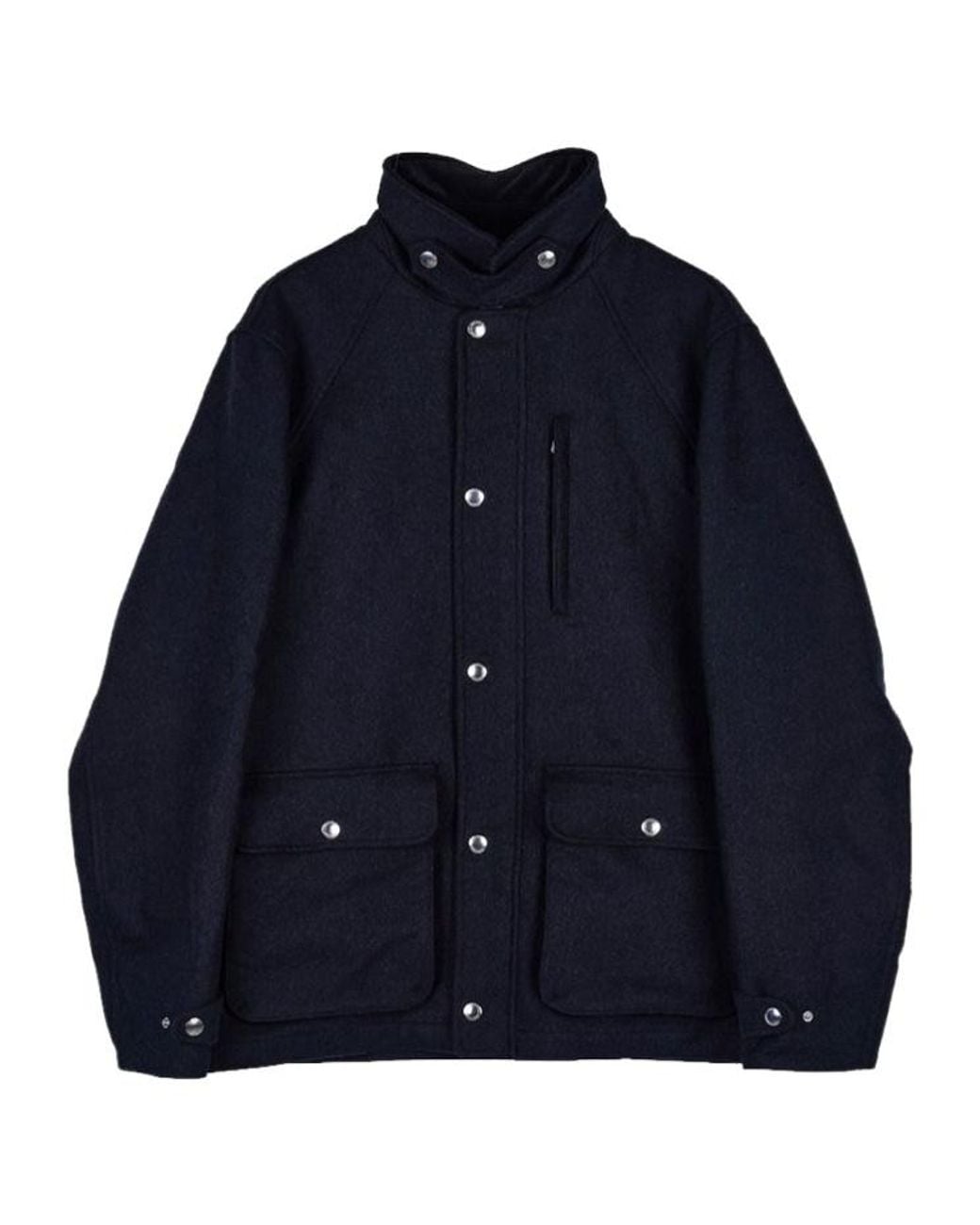 Brunello Cucinelli Blue Long-Sleeved Jacket for men