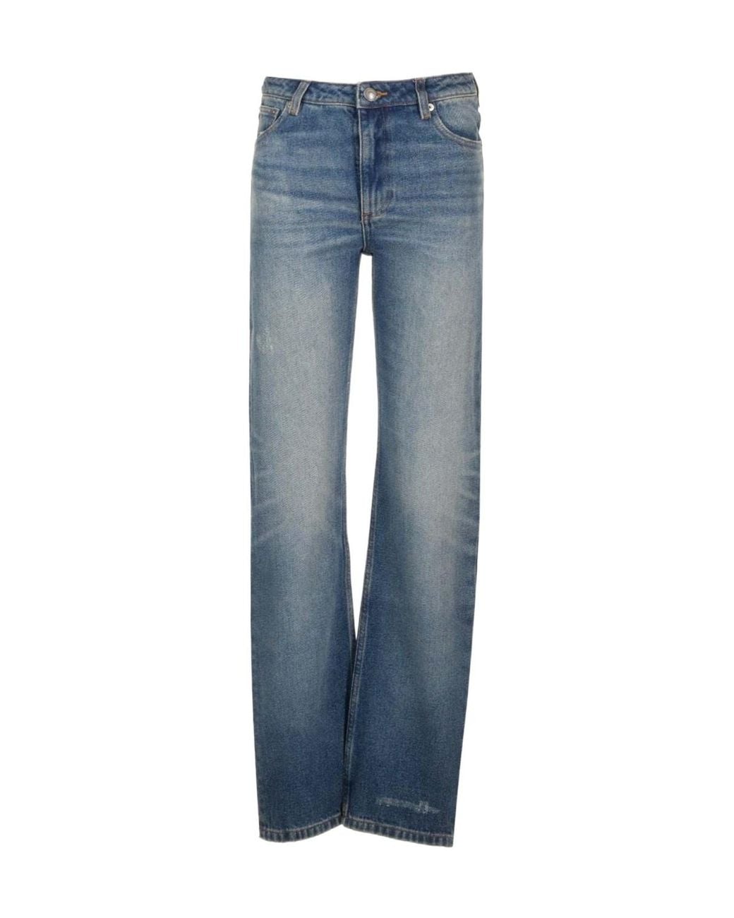 A.P.C. Blue Kylie Straight Leg Jeans