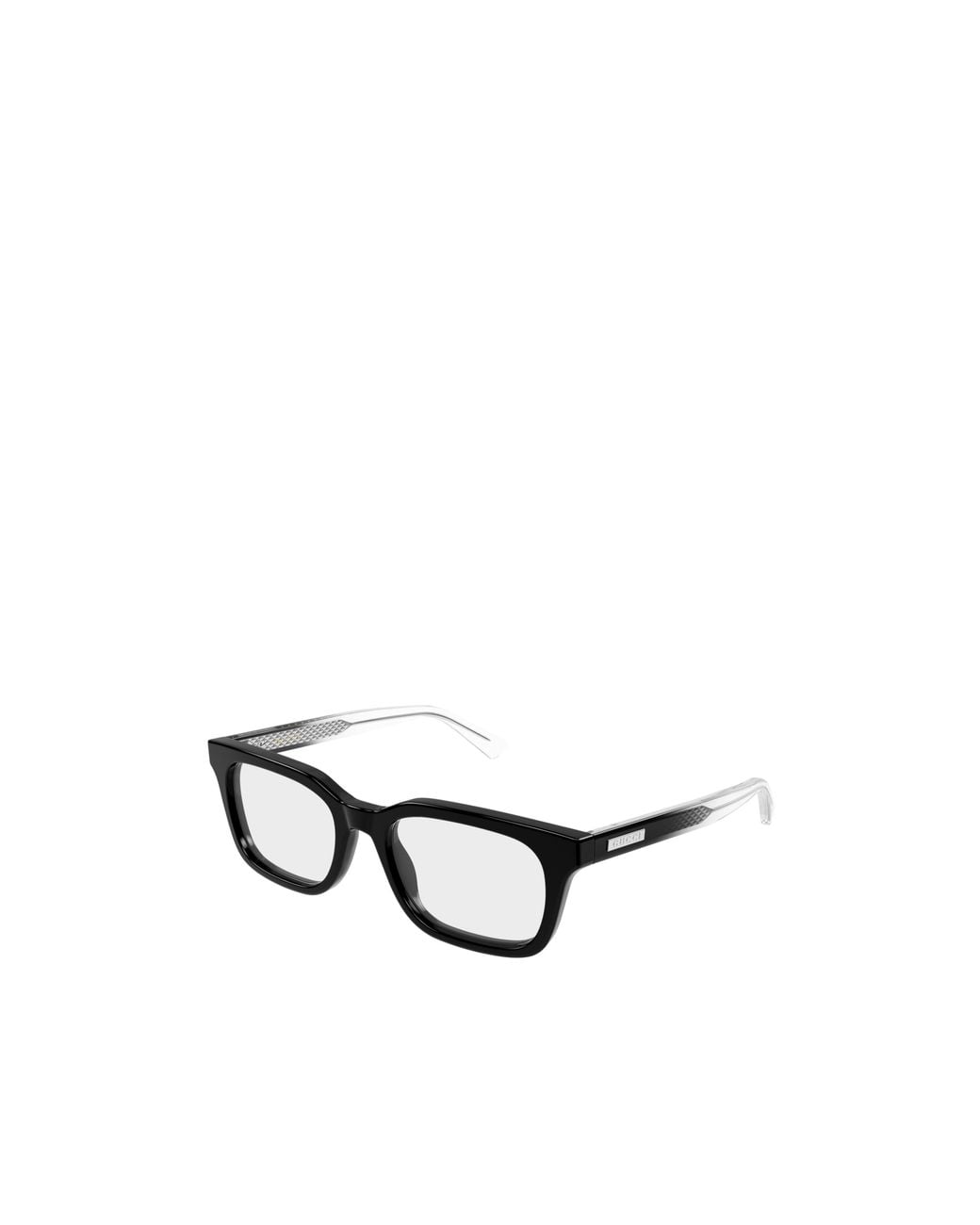Gucci White Rectangle Eyeglasses for men