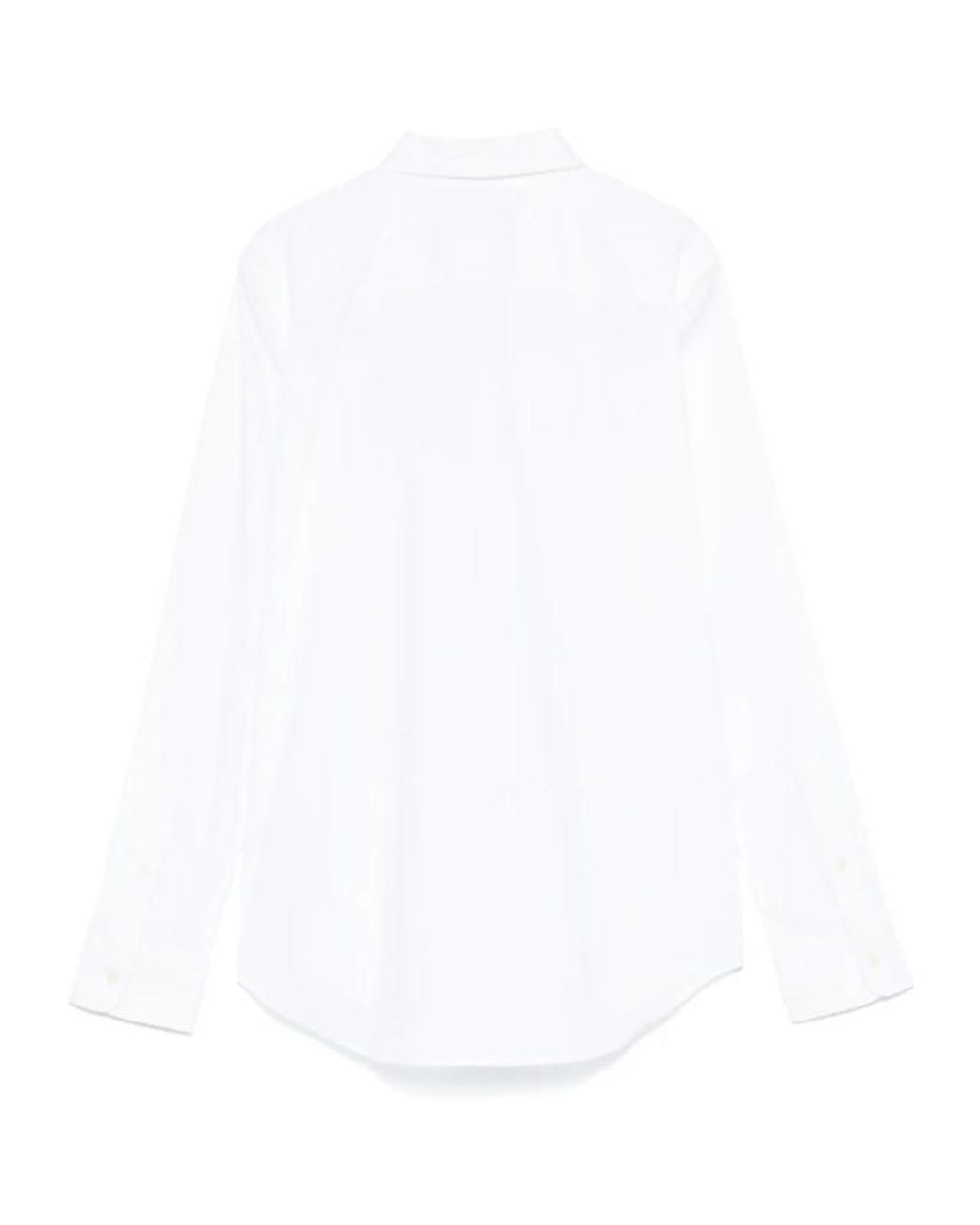 Ralph Lauren White Beaded-Crest Shirt