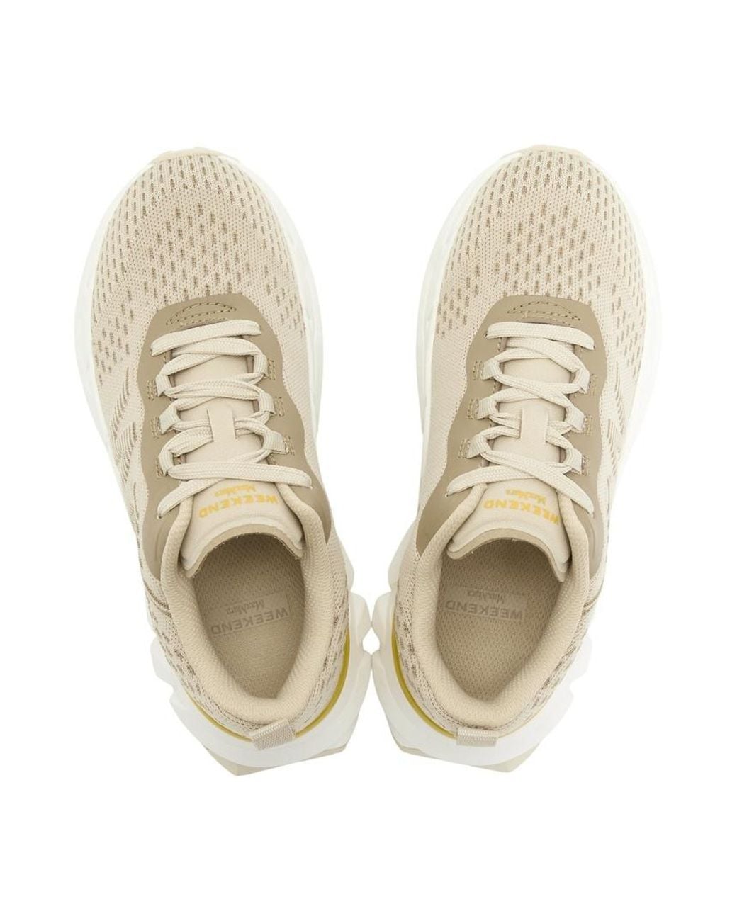 Weekend by Maxmara Natural Lace-Up Sneakers