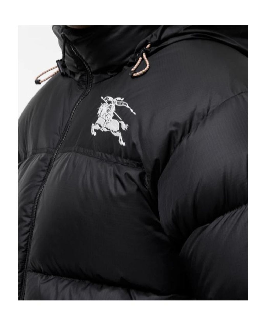 Burberry Black Highlands Puffer Jacket for men