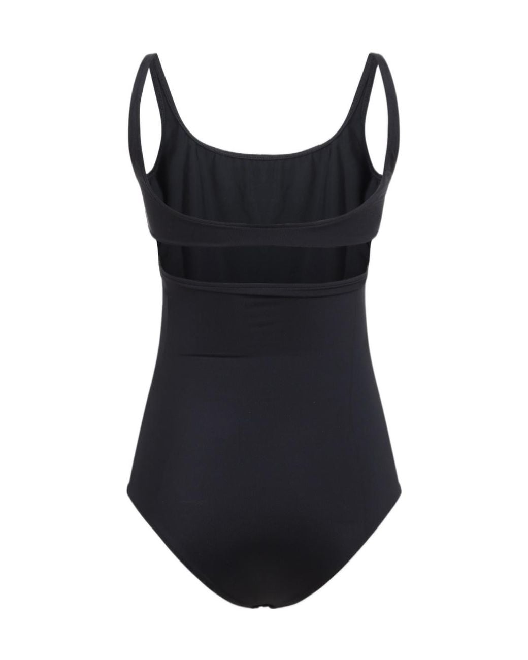Courreges Black Cut-Out One-Piece