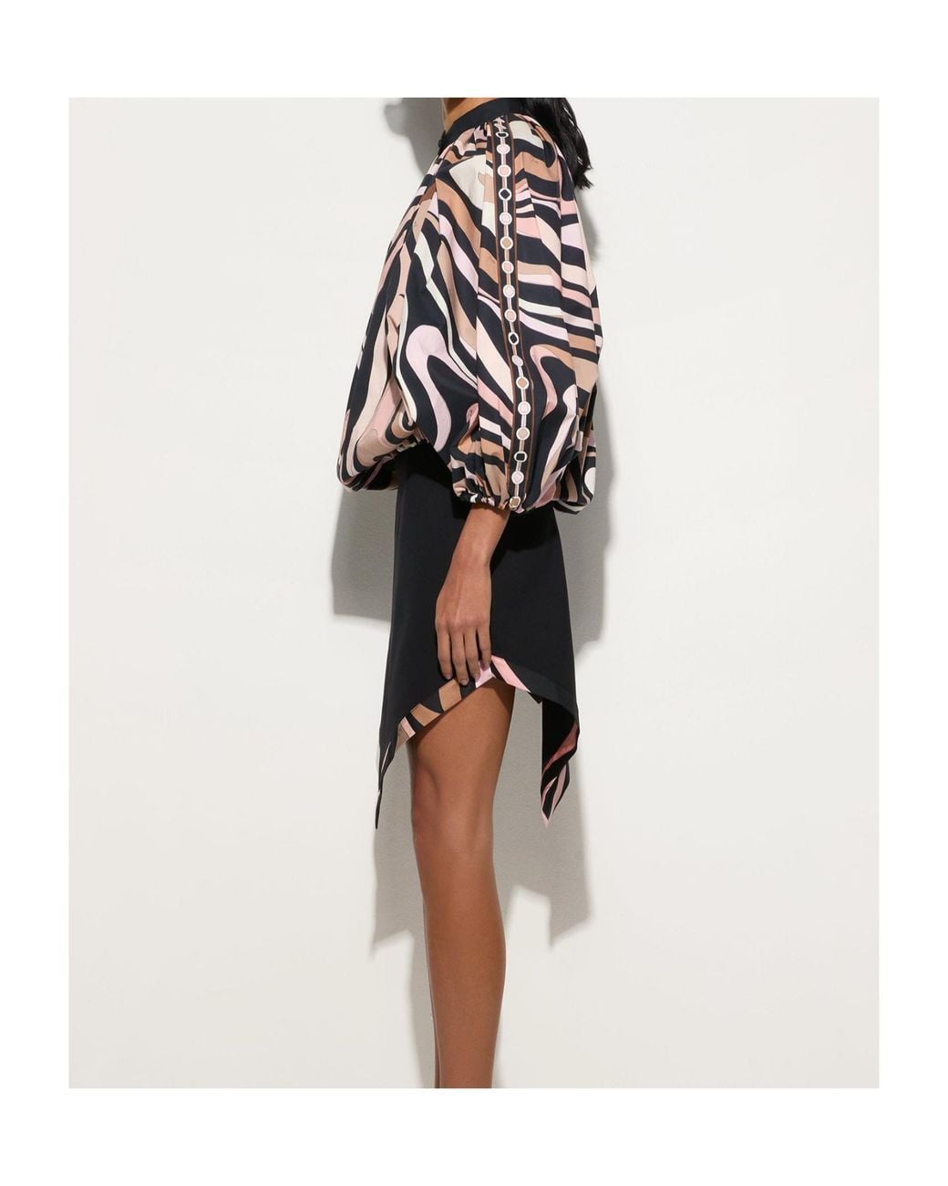 Emilio Pucci Black Printed Sweatshirt