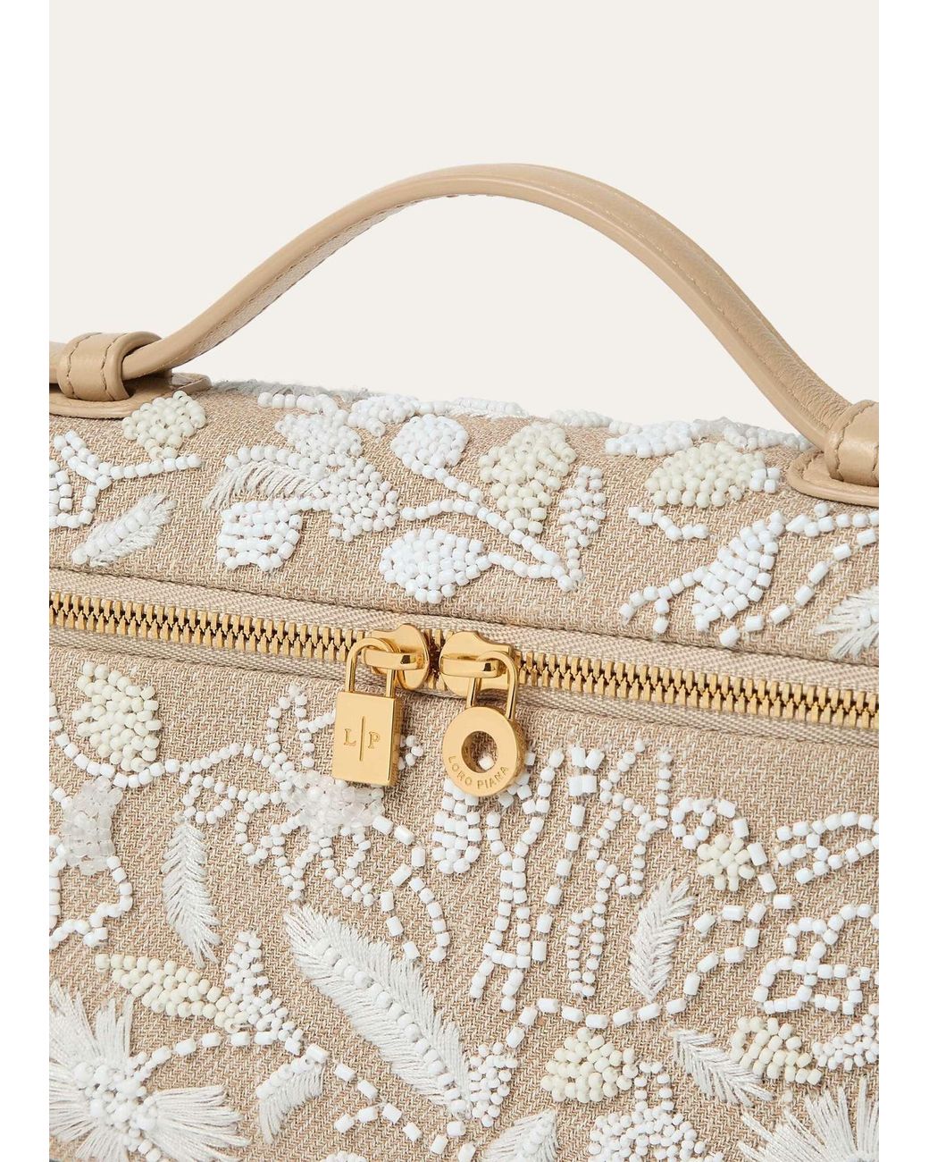 Loro Piana Natural Extra Pocket L19 Shoulder Bag