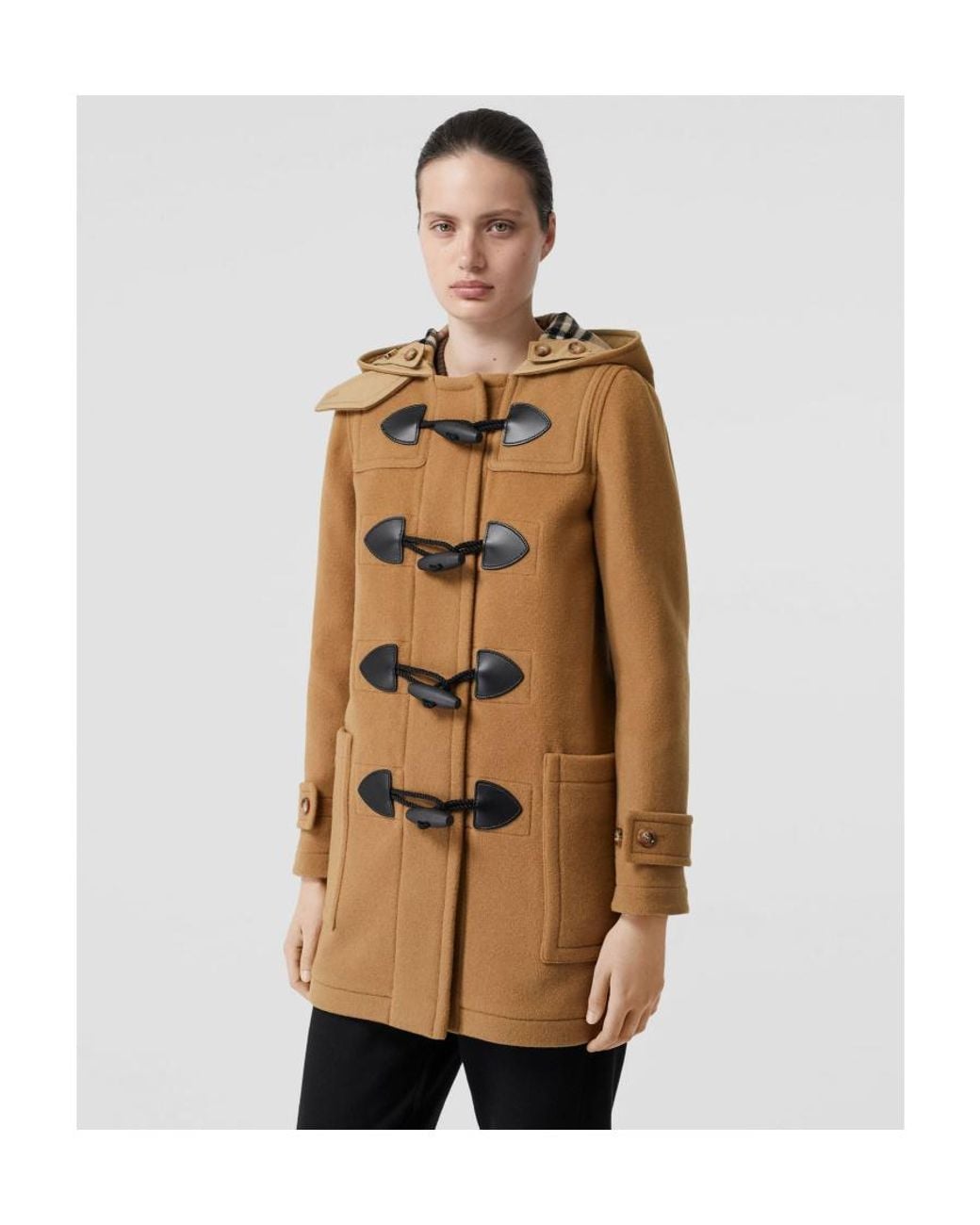 Burberry Natural Wool-Blended Coat