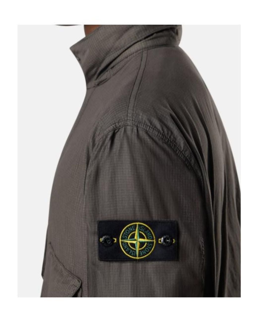 Stone Island Brown Pocket Detailed Hooded Jacket for men